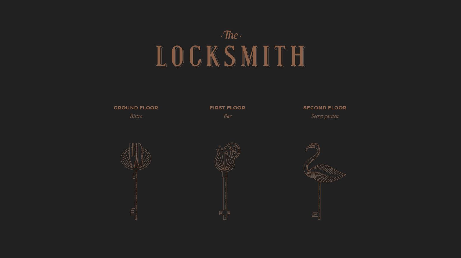 The Locksmith: locksmith keys logo