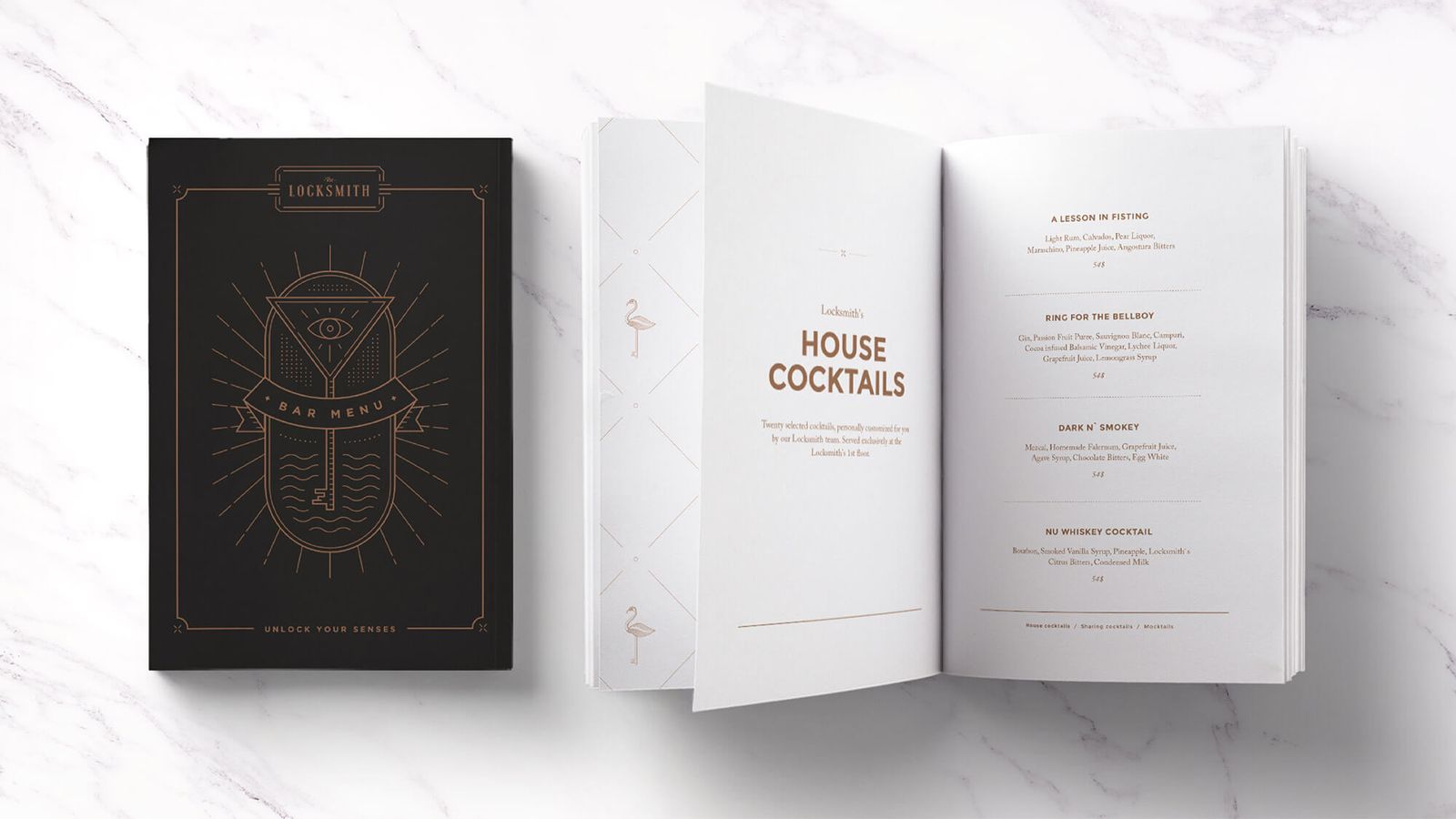 The Locksmith: locksmith bar menu